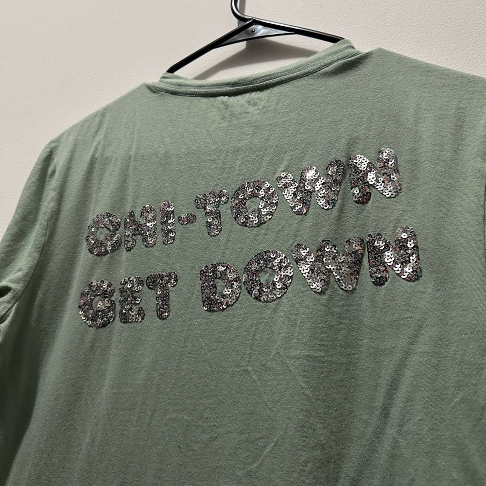 PINK Limited Edition Chicago T- Shirt - Olive - Size: Xtra Small